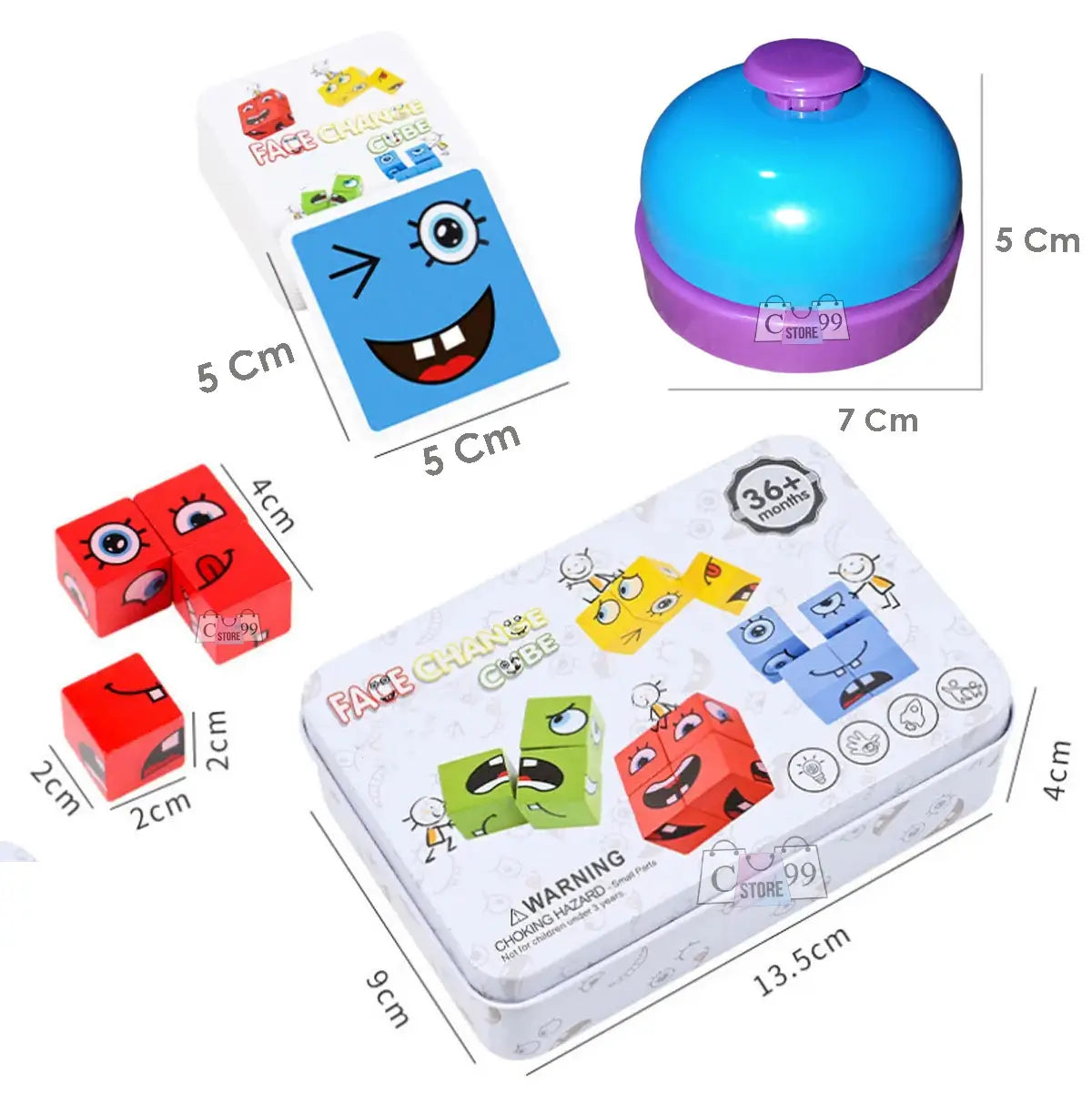 Juego de Niños de Cubo de Emociones