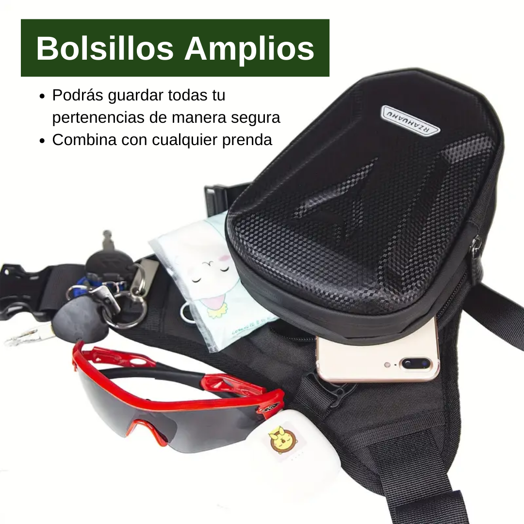 Bolso Táctico Para Motociclistas - Multi bolsillos seguros