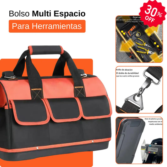 Bolso De Herramientas resistente Multibolsillos - Orden y seguridad