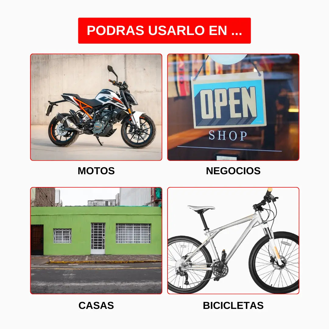Candado con Alarma Premium