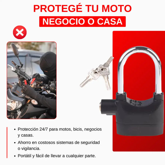 Candado con Alarma Premium