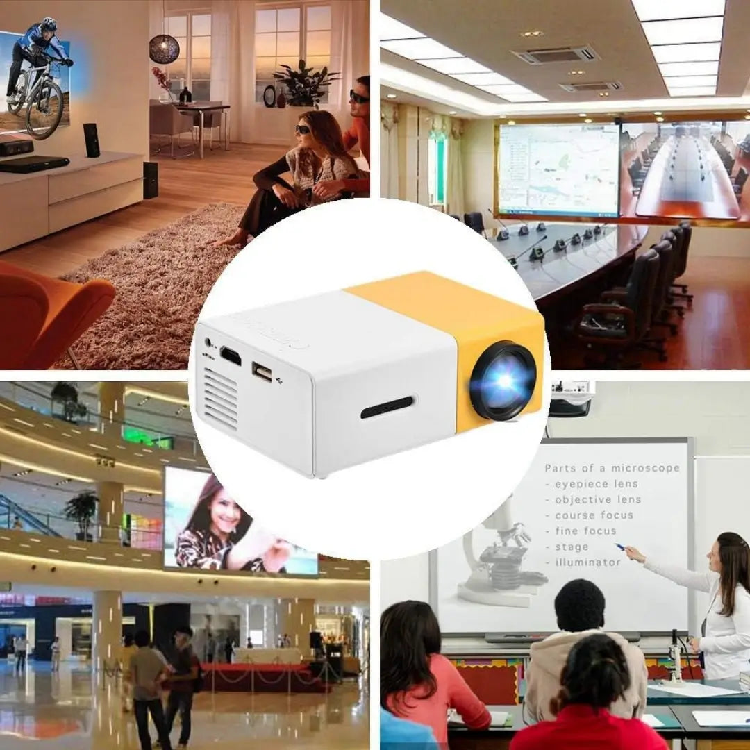 Mini Proyector Portátil, Vive la Experiencia del cine en casa!