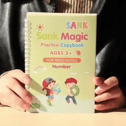KIT DE ESCRITURA REUTILIZABLE MONTESSORI™ X 4|| 10 MINAS DE REPUESTO| CORRECTOR DEAGARRE🎁🎄