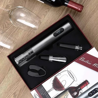 VinoLux | KIT DESCORCHADOR DE VINO ELECTRICO | ACCESORIOS 🎁