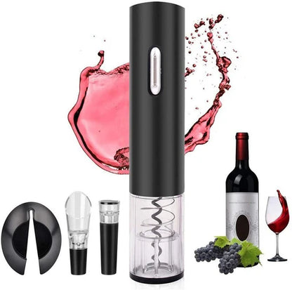 VinoLux | KIT DESCORCHADOR DE VINO ELECTRICO | ACCESORIOS 🎁