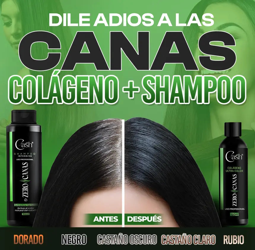 ANTIENVEJECIMIENTO INTENSIVO || ZERO CANAS| SIN AMONIACO || TRATAMIENTO DE COLAGENO 🎁🫵