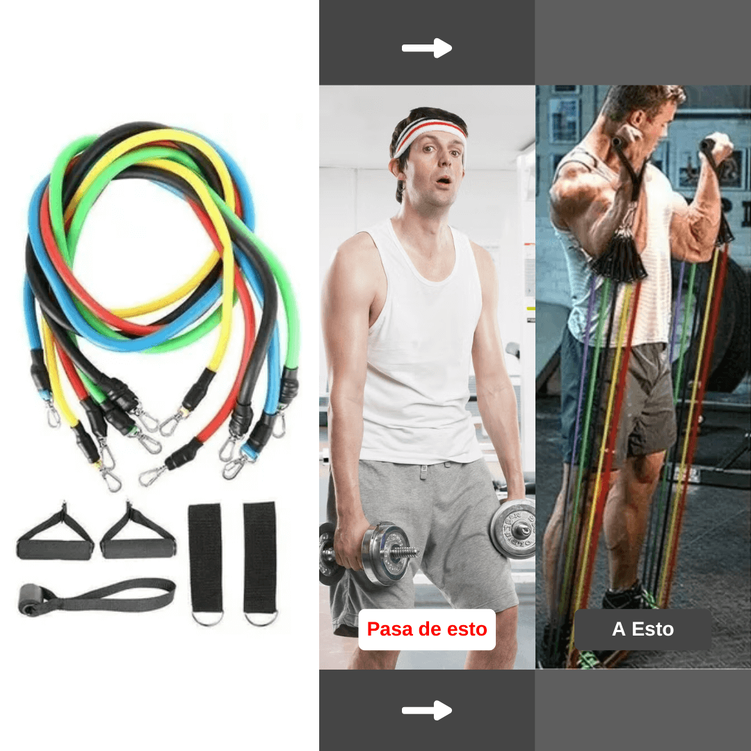 KIT BANDAS TUBULARES + KIT EJERCITADOR ANTEBRAZOS! SUPER COMBO!