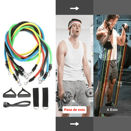 KIT BANDAS TUBULARES + KIT EJERCITADOR ANTEBRAZOS! SUPER COMBO!