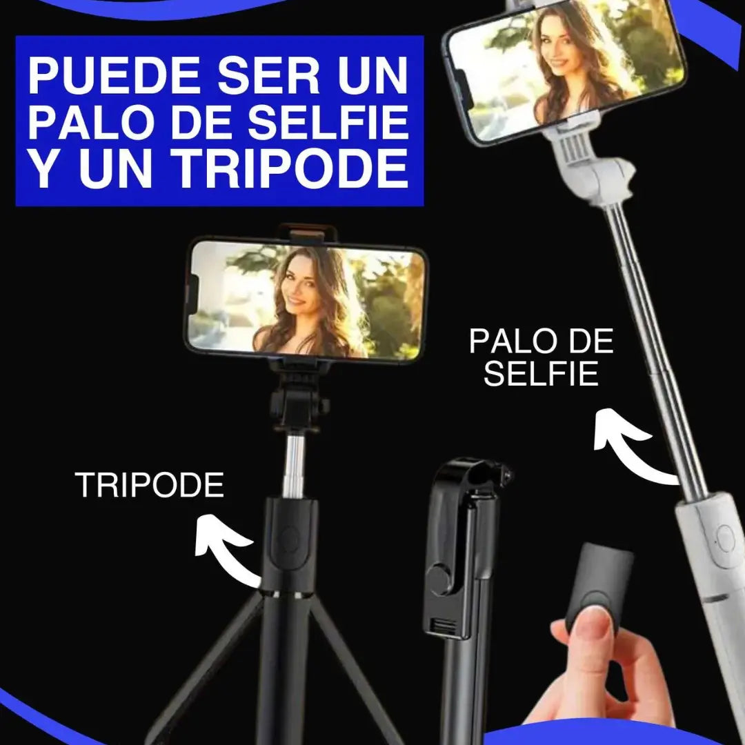 SelfiePro 4X pro | 4 en 1 | Viene con la luz led y control remoto| LLEVA HOY EBOOK "VIVIR DE LAS REDES"GRATIS🎁