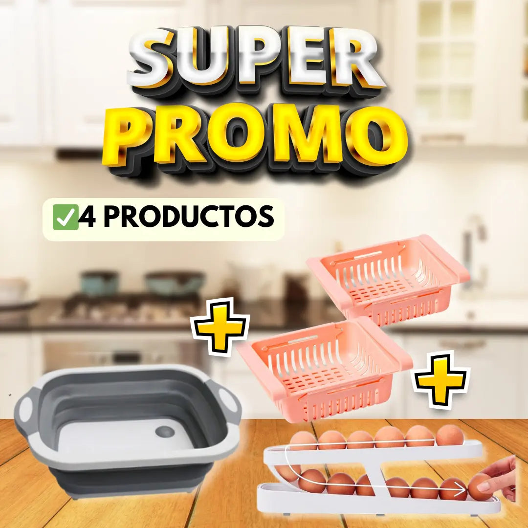 COMBO COCINA PRO || 4 NOVEDOSOS PRODUCTOS PARA EL HOGAR || GRAN LIQUIDACION 🎁