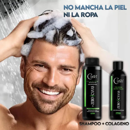 ANTIENVEJECIMIENTO INTENSIVO || ZERO CANAS| SIN AMONIACO || TRATAMIENTO DE COLAGENO 🎁🫵