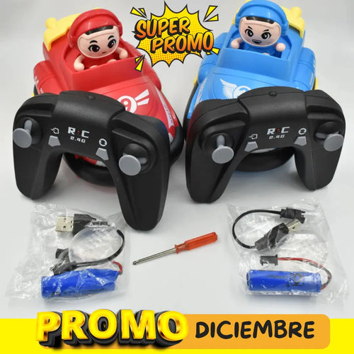2 CARROS CHOCONES + CONTROLES+DESTORNILLADOR🎁