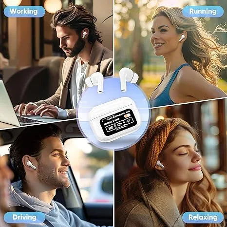 Airpods Pro 2 Con Pantalla Táctil|Cancelacion de ruido| Accesorio para colgarlo| OBSEQUIO HOY🎁 x3 Tres pares de tapones para los oídos