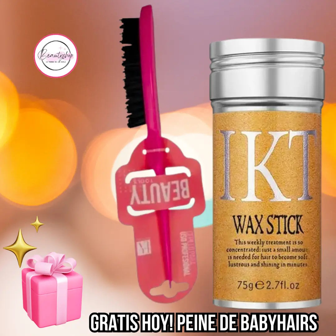 Cera Fijadora para cabello 🧡|| PEINE PARA BABYHAIRS GRATIS HOY 🎁